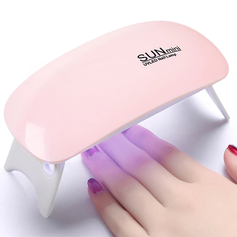 Salon Equipment Sun Mini 6w Uv Nail Dryer Portable Nail Lamp Mini Uv Led Nail Lamp