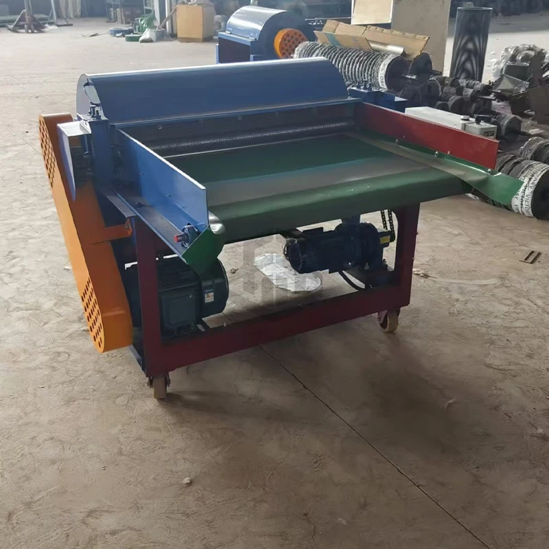 Fabric Edge Material Crusher Waste Recycling Spraying Cotton Open Machine Portable garment offcuts and fibre shredders