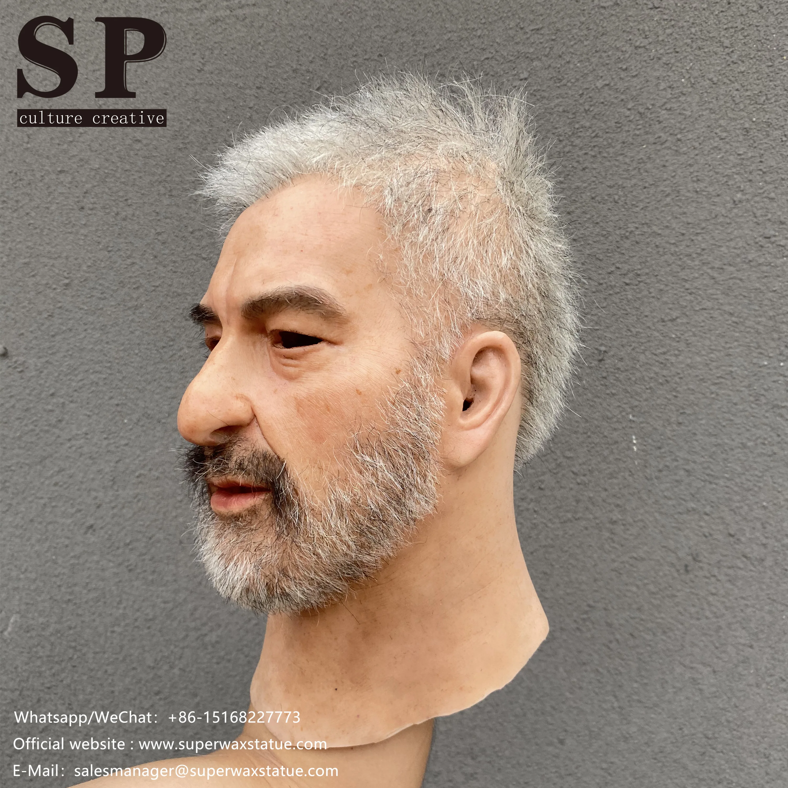 2021 new design rubber realistic silicone face mask, customized realistic silicone mask, silicone human face mask for customers