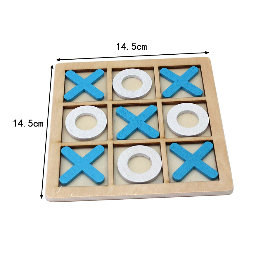 Educational Toys Promotion Puzzle Rainbow Stacker Bulk Good Quality Food Popular Baby Rattles Toys Wood Tic tac toe