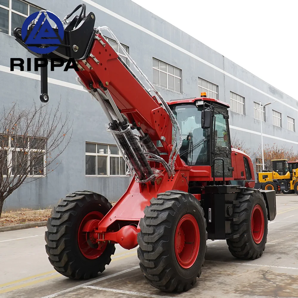 Rippa завод 4*4 колесный телескопический погрузчик 6-тонный 7-тонный фронтальный