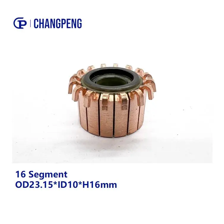 16 Bars Electric Motor Armature Collector Rotor Commutator