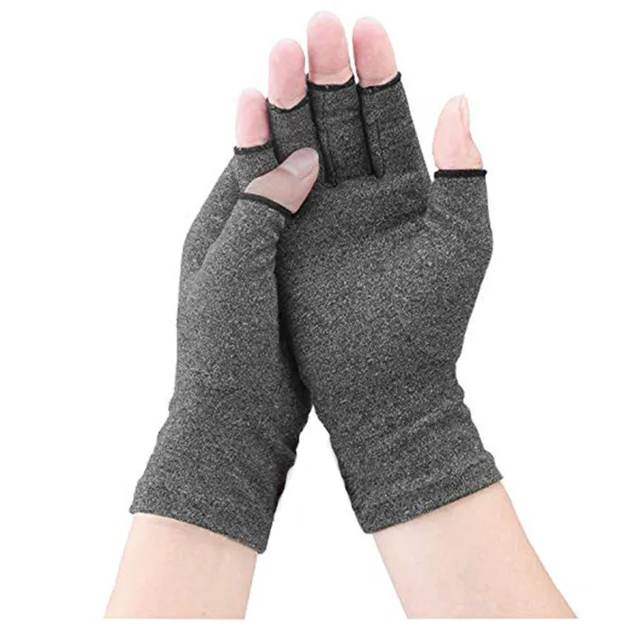 Fingerless Copper Anti Arthritis Gloves Orthopedic Hand Arthritis Compression Gloves for Arthritis