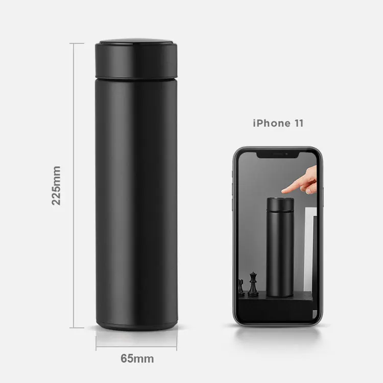 Special new Fahrenheit cheap stainless steel Smart Water Bottle with LED Temperature Display Thermo tumbler cups in bulk