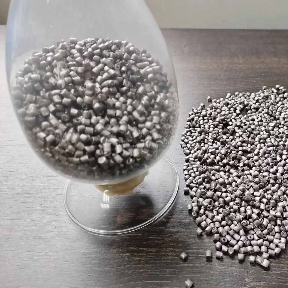 PA66 GF30 MOS2 modified Plastic granuals with nylon glass fiber and molybdenum disulfide has reinforced and wear resistance