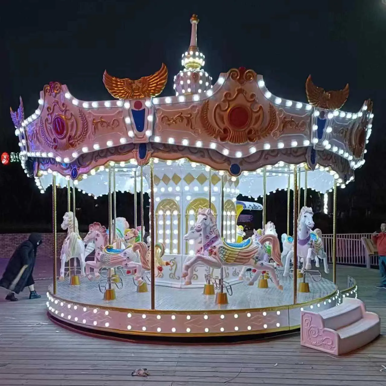 Best sale children amusement ride merry go round carousel for sale in the carnival theme park