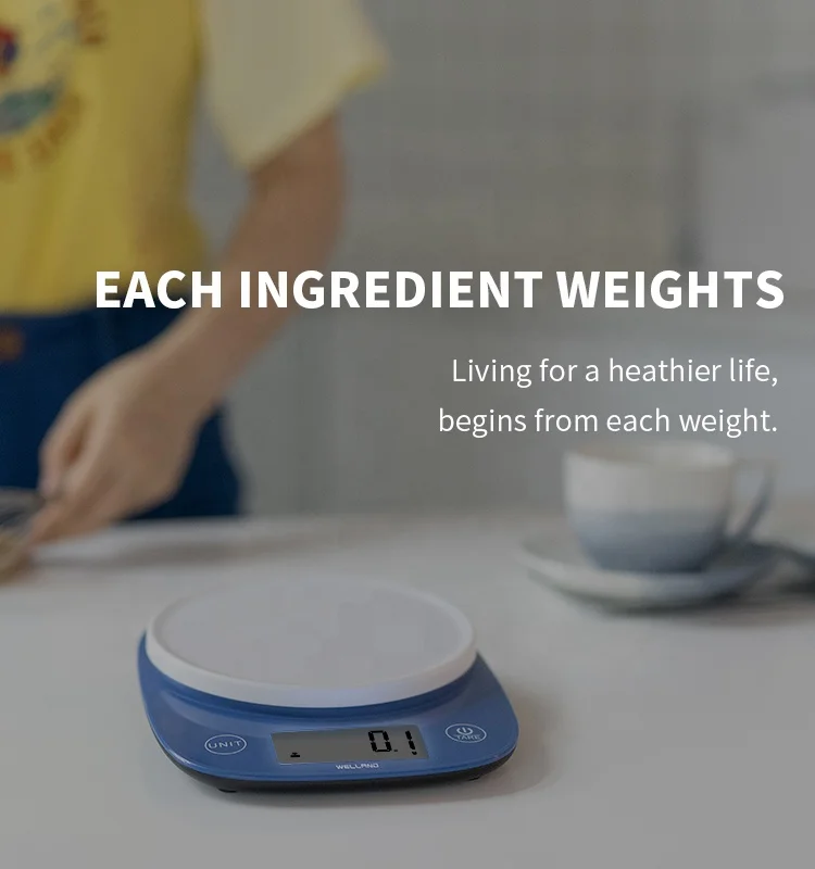 Plastic ABS Tare Kitchen Food Bake Cooker Helper Accurate Tare Battery Little Battery LCD Electronic Scale