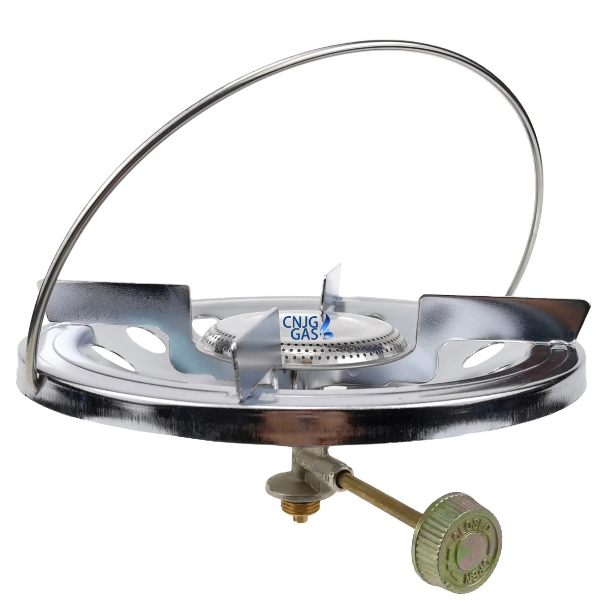 CNJG Euro Camping Gas Stove High Quality Low Price Mini LPG Gas Stove Portable Stainless Steel Gas Cooktops Flame Safety Device