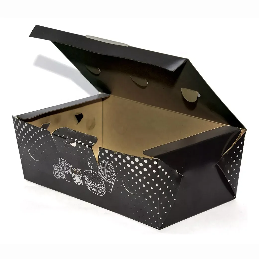 Cheap Price Paper Fried Chicken Box Fast Food Packaging Chicken Nesting Chicken Wings Packaging Box