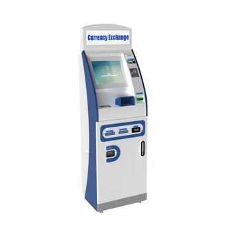 High quality 19 inch touch screen floor standing Bill payment Kiosk with Credit card reader