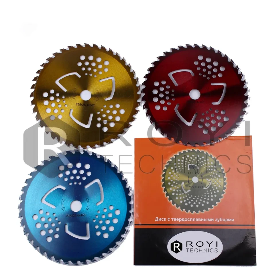 Лезвие для газонокосилки, кусторез для циркулярной резки травы, 10 дюймов, 80 зубьев, лезвие для пилы, машина для резки травы