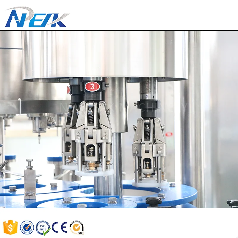 Small bottle carbonated drinks 3 in 1 filling production line