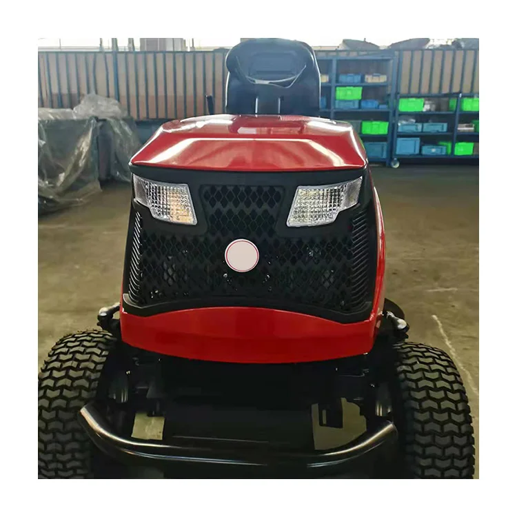 Riding Style 42 Inch Four-wheel Drive Wheeled Small Lawn Mower With Zero Turning Diesel Car Mounted Lawn Mower