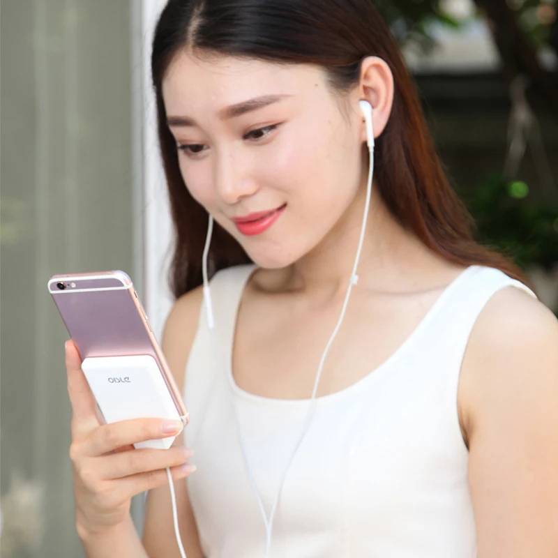 
OISLE Credit Card Size Battery Power Bank Mini Battery Phone Case For iPhone 