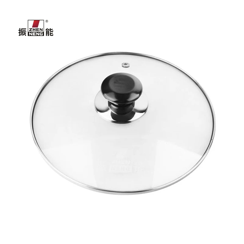 stainless steel cooking pot with glass Lid Riveted  bakelite handle thickened double-bottom drum-shaped soup pot with 22cm