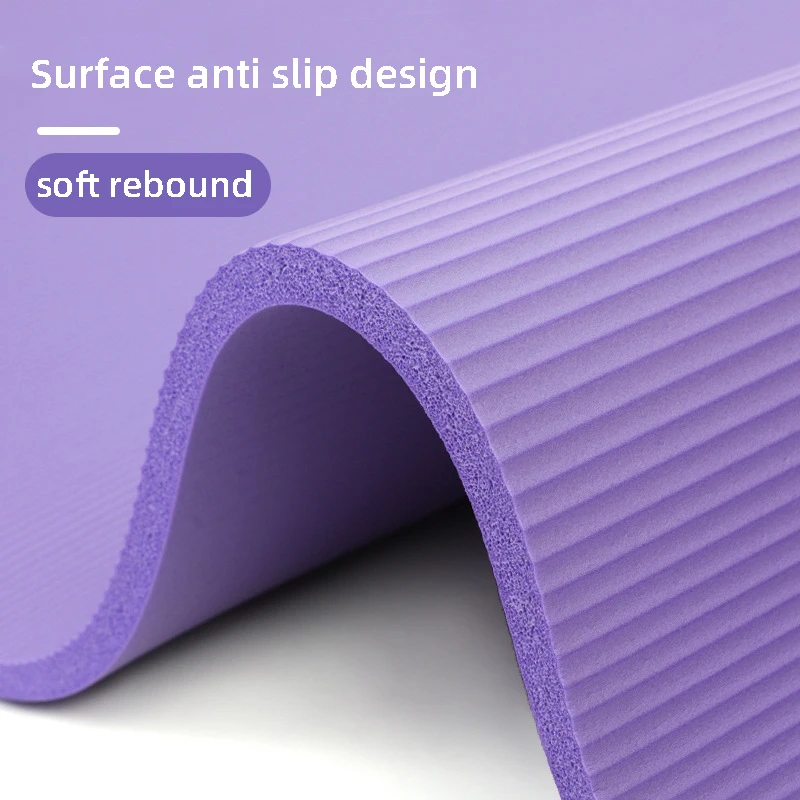 MKAS Custom Print Private Label Non Slip Yoga Mat High Quality Colorful Wholesale Yoga And Fitness NBR Yoga Mat