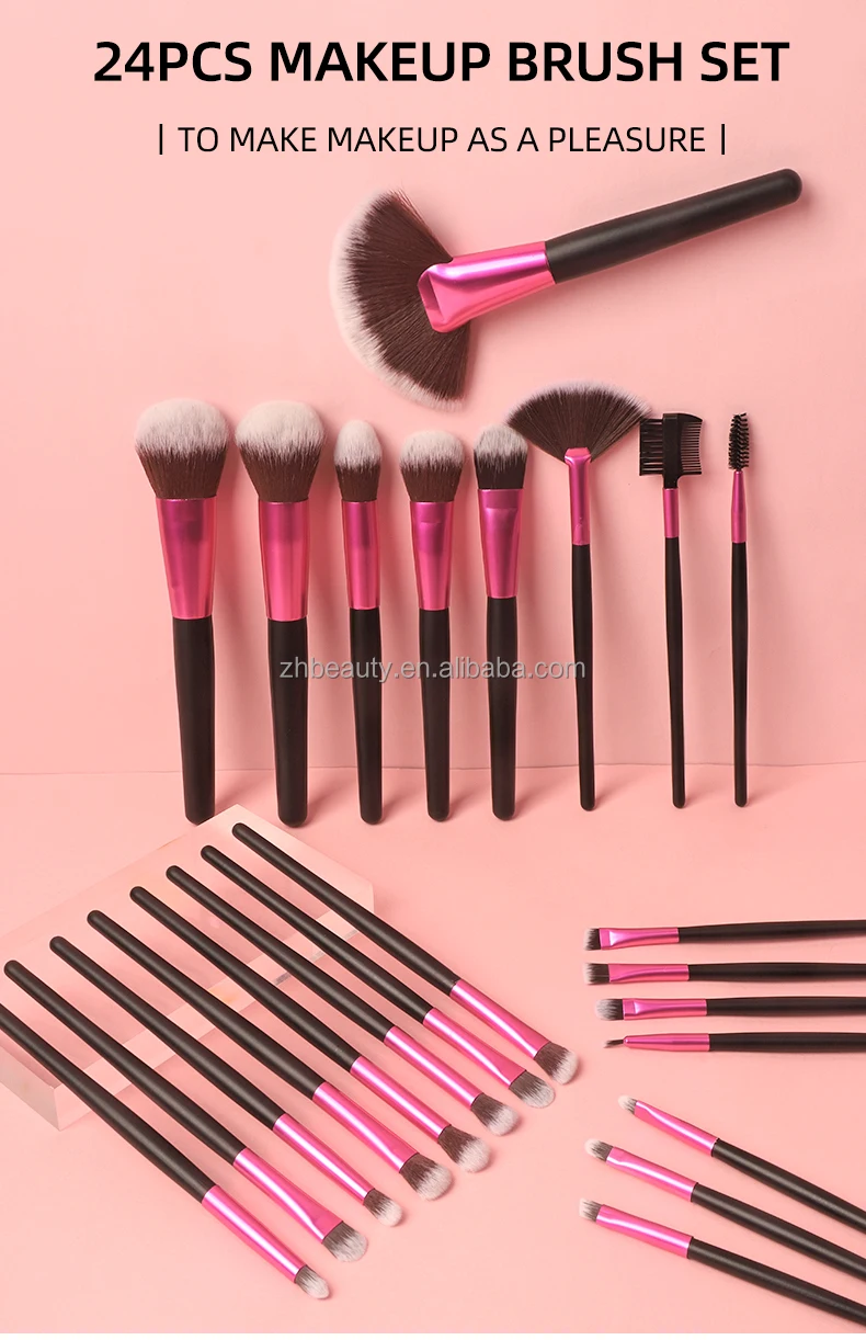 24 pcs makeup brush set