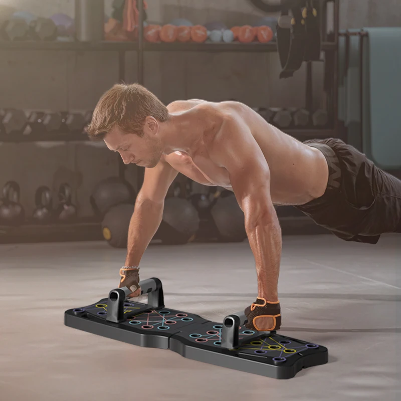 Home workout equipment portable folding push up board for strength training