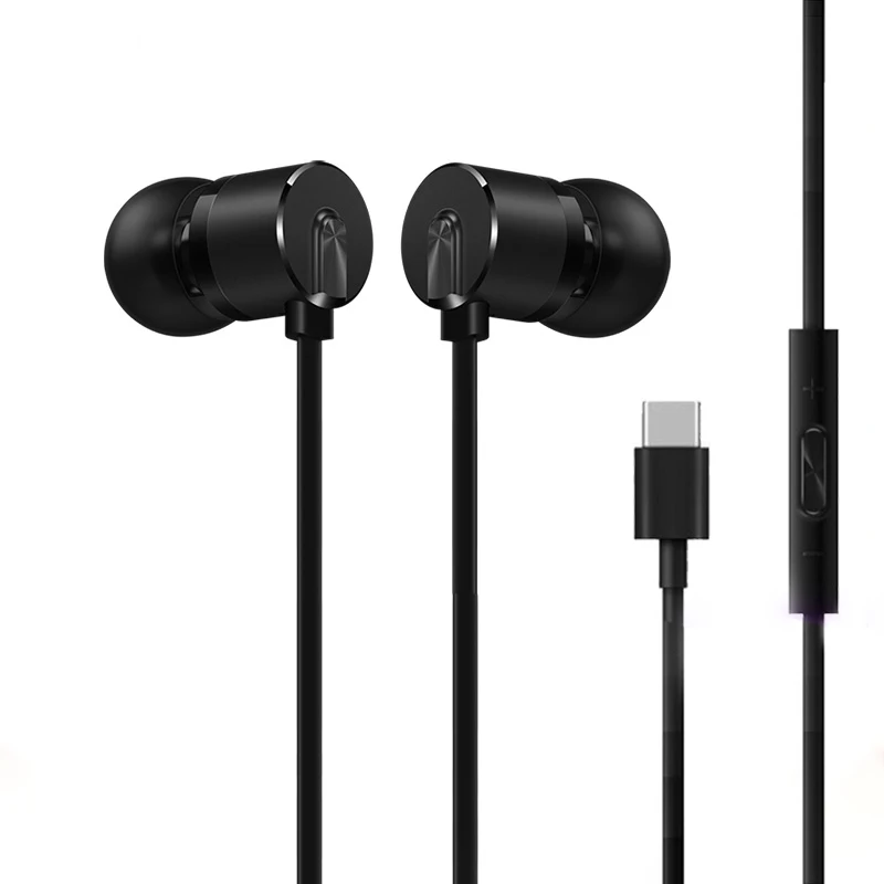 wholesale Original Bullets 2t Earphones Type-C Bullets 2T In-Ear Headset With Remote Mic for Oneplus 8T 7 9 pro nord 100