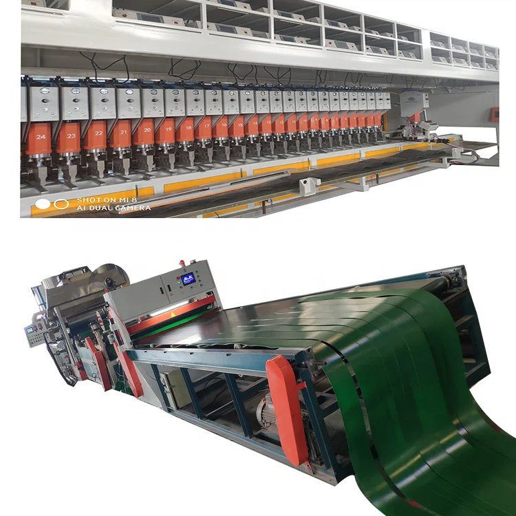 America geocell welding machine HDPE Honeycomb cell production line plastic punching machine china automatic manufacturer