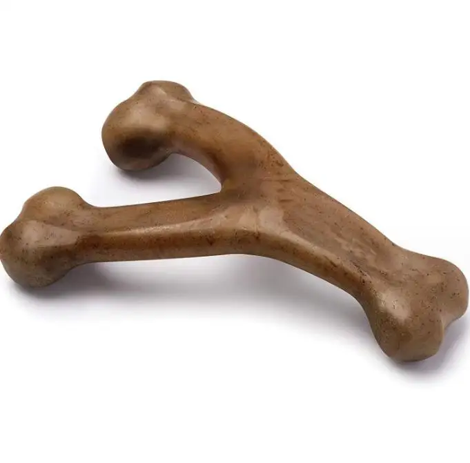 Durable Food Grade Dog Chew Nylon Bone Toy for Aggressive Chewers Real Bacon Chicken Flavor