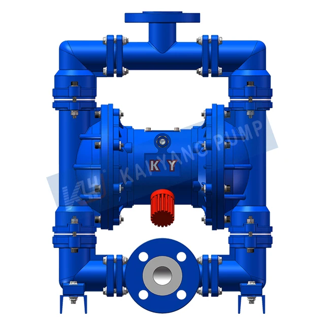 QBY-K32LC Lining PTFE Diaphragm Pump Strong Acid And Alkali Resistance Pneumatic Double The Overall Structural Stability Of