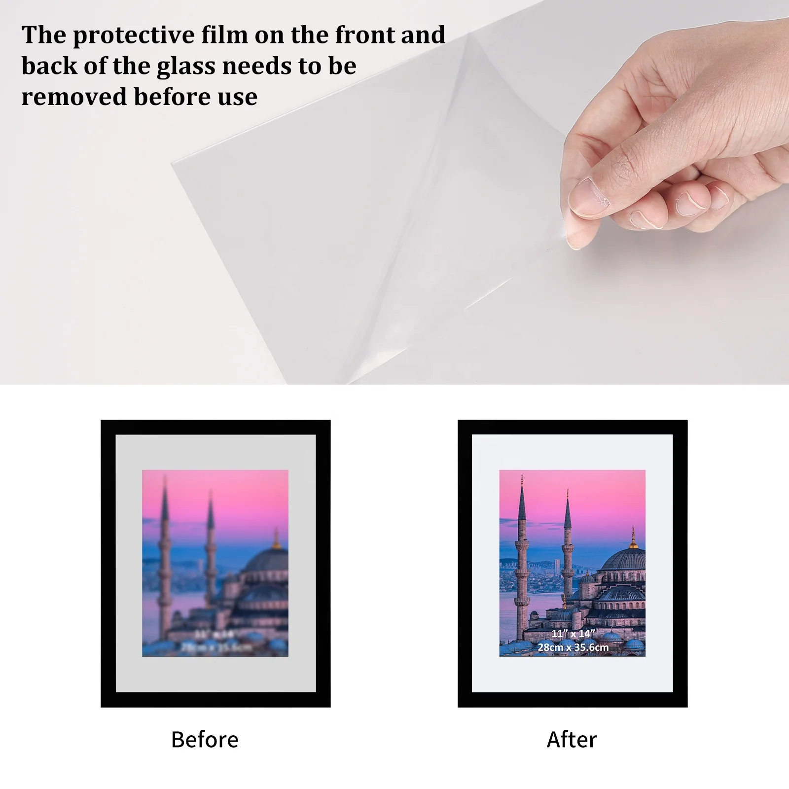 4x6 8x10 11x14 custom home decor wedding wall black wood photo picture frame