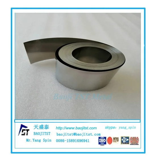 Pure nickel strip and nickel foil for battery