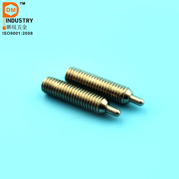 PDM Stainless Steel Knurled Head Pull Knob Knurled Knob Hand Retractable Spring Plunger