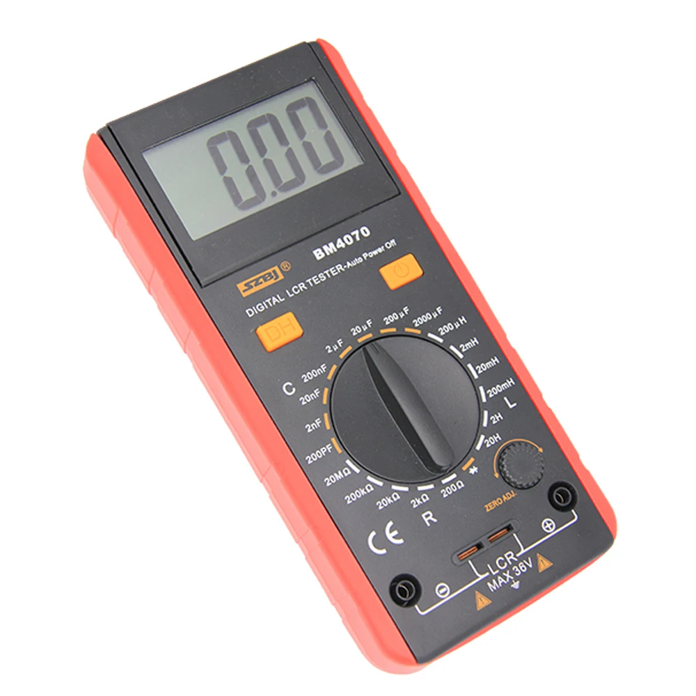 BM4070 Digital LCD LCR Meter Multimeter With Crocodile Clip Measuring Tool Universal Tester.