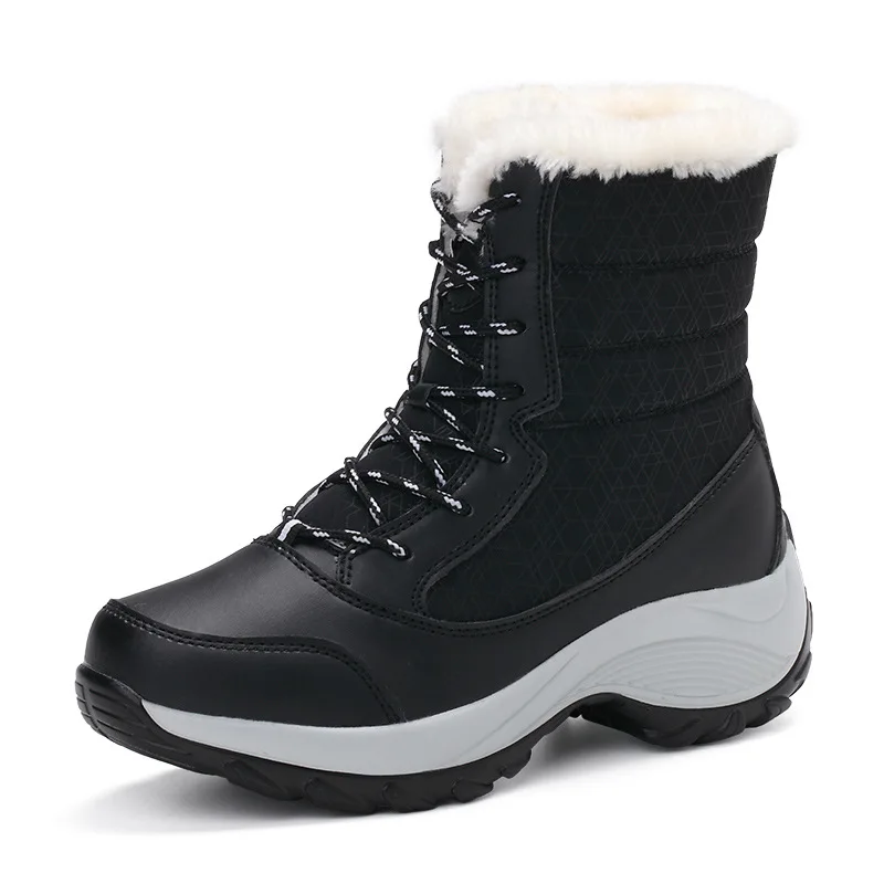 2024 New Arrival Women Winter Comfortable Fleece Warm Shoes Waterproof Breathable Snow Boots