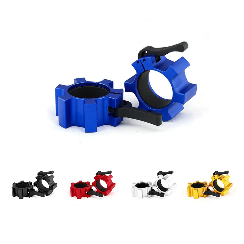 2 Inch Quick Release Barbell Clamps Weight Plates Collar Clips for Workout Bodybuilding Weightlifting Crossfit