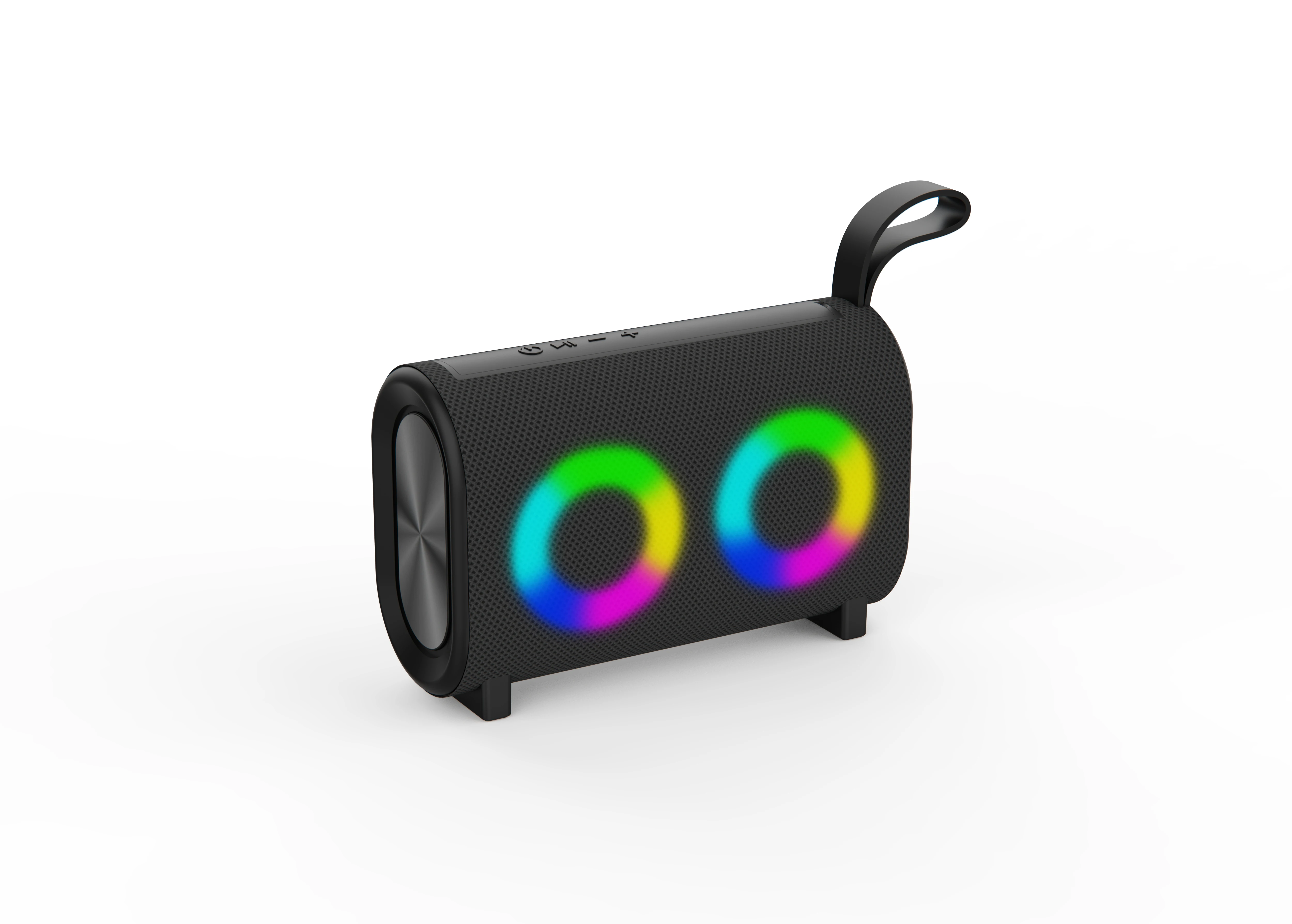 Latest Portable Speaker Mini Woofer Speaker With Ring RGB
