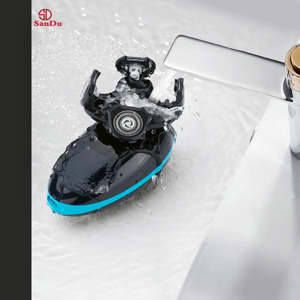 2021 New arrived 5D Rotary Shaver Heads Rechargeable USB Electric Shaver Razor for Men