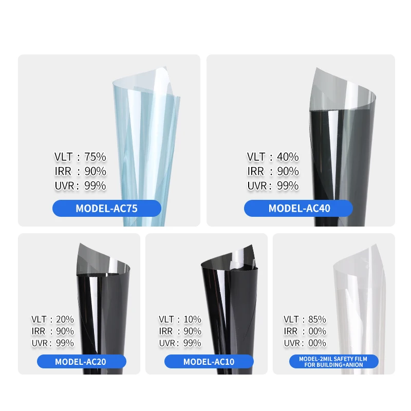 UV 90% 2mil Explosion-proof window film safety tint film for car/ building windows
