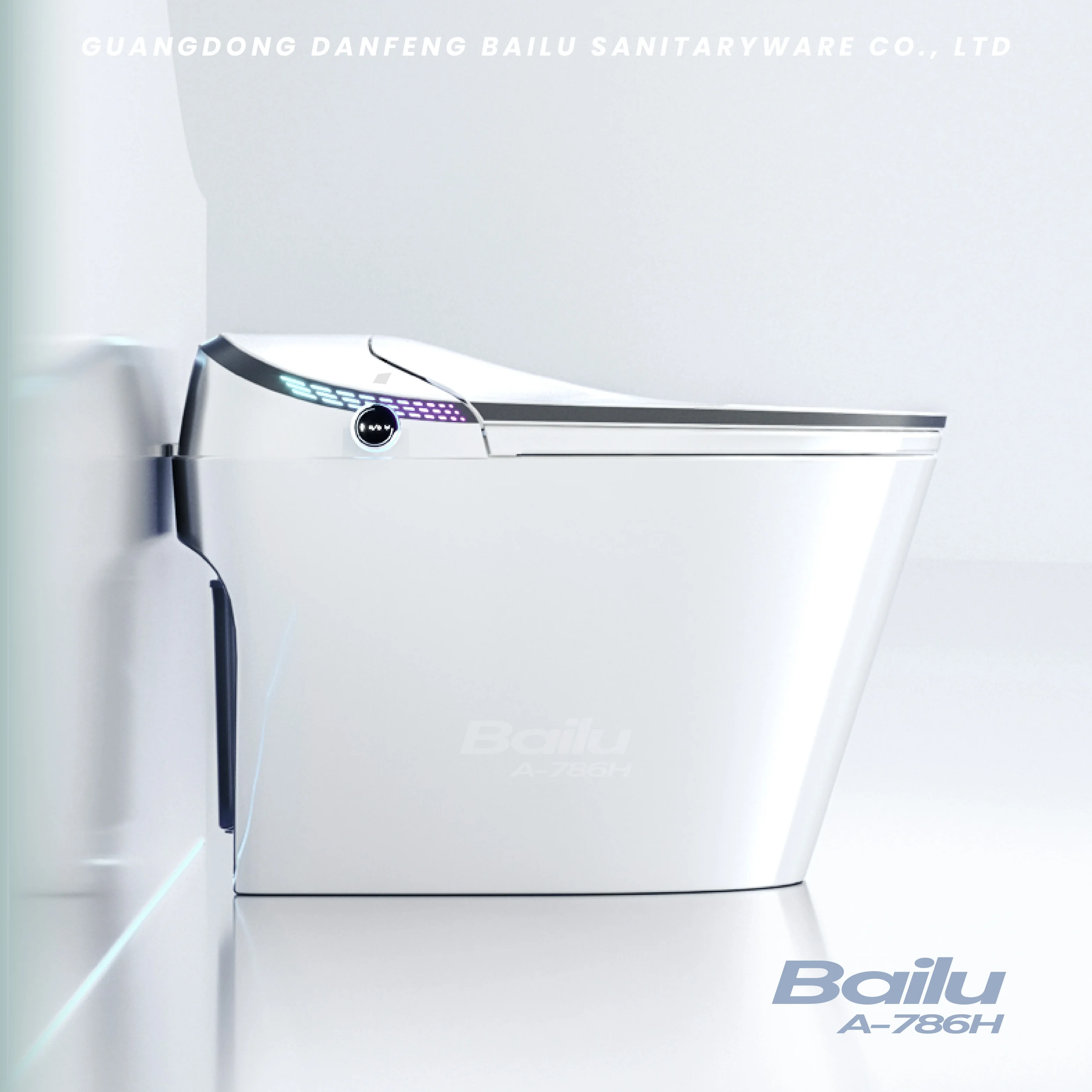 BAILU A-786H Automatic Gravity Flushing Smart Toilet Flusher with Sunken tank Foamin