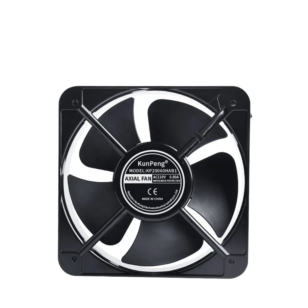 PWM 2/3/4 wires 0.45A 350CFM 230V 380V Axial Fan 20CM 200x200x60mm 200mm 8 inch 20060 AC Fan Brushless Cooling Fan
