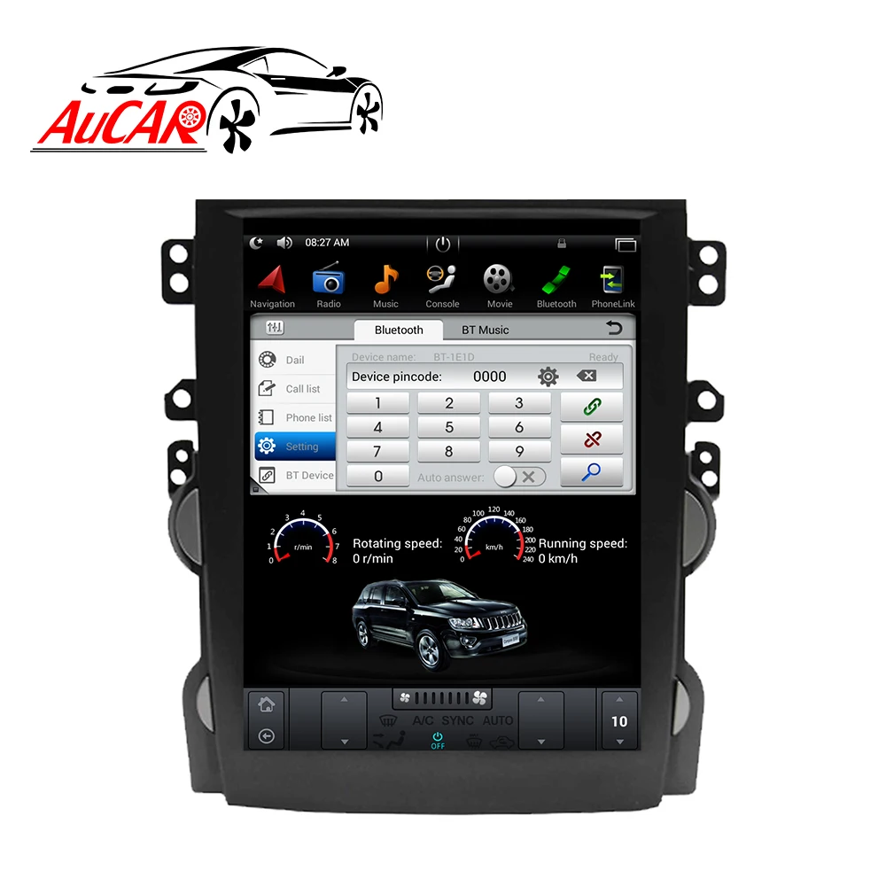 Автомагнитола AuCAR PX6 вертикальная, 10,4 дюйма, Android 9, для Chevrolet Malibu 2011-2015