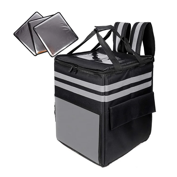 Multi-Functional Reusable Food Delivery Bag for Bicycle Hot and Cool Food Delivery Bag
