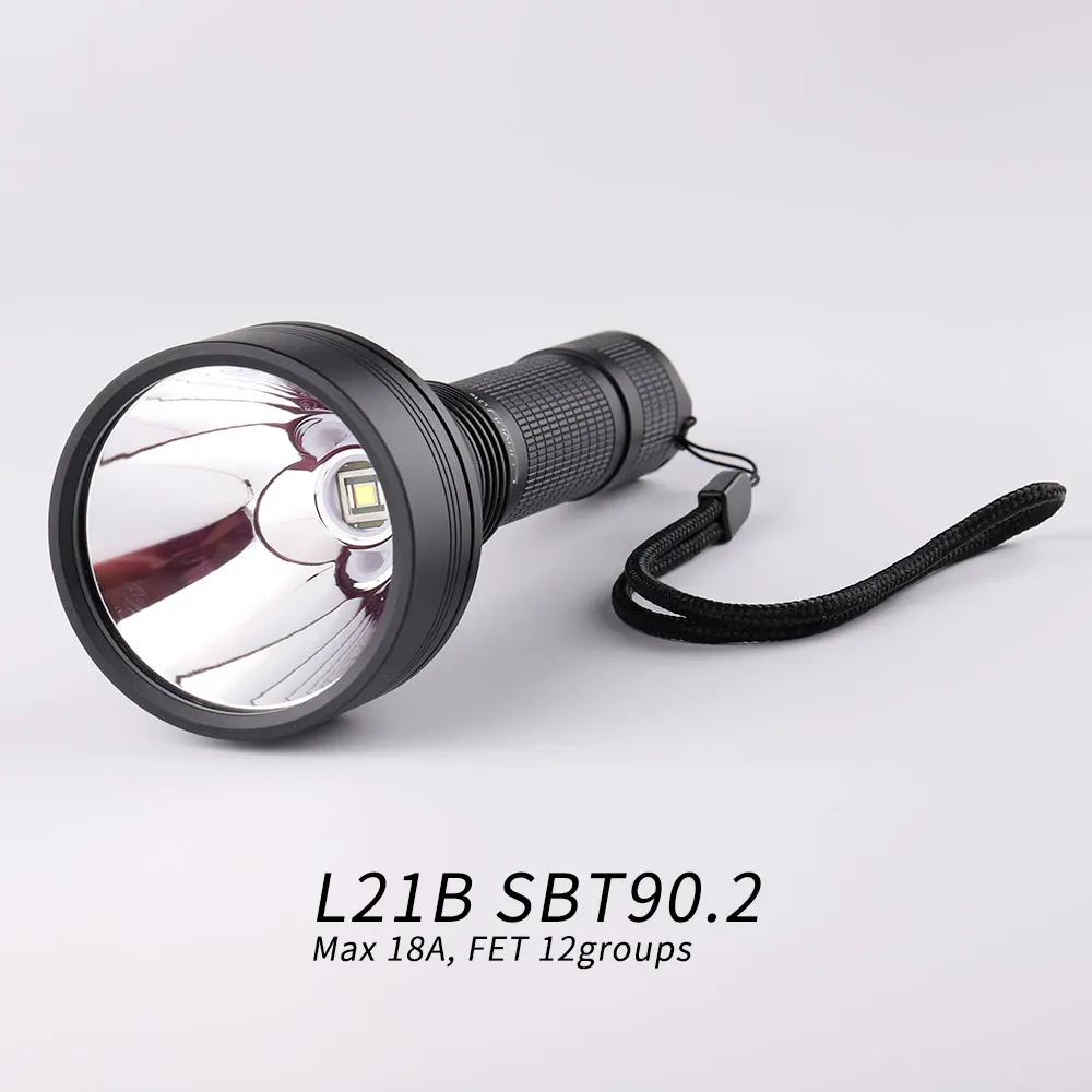 Конвой L21B SBT90.2 21700 фонарик легкий большой диапазон