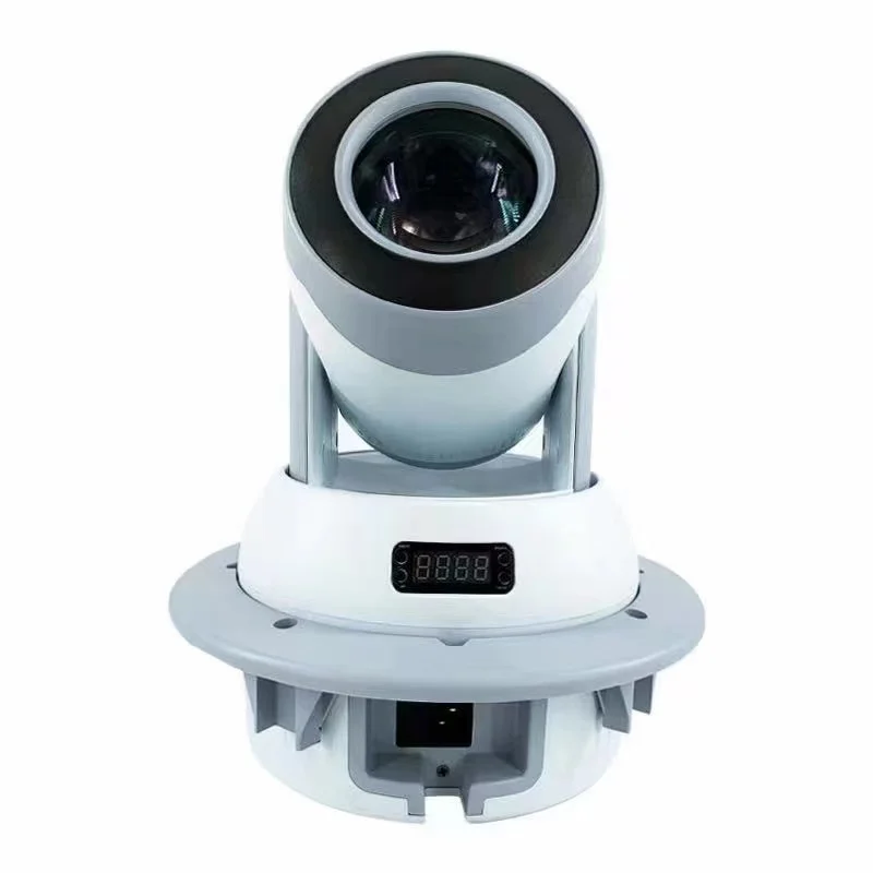 Rotating home party LED small steel cannon with light strip