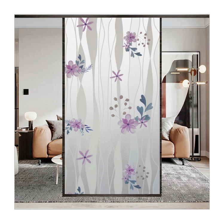 No Glue Static Window Film Wholesale Customized Logo Removable Privacy Protector Static Window Film