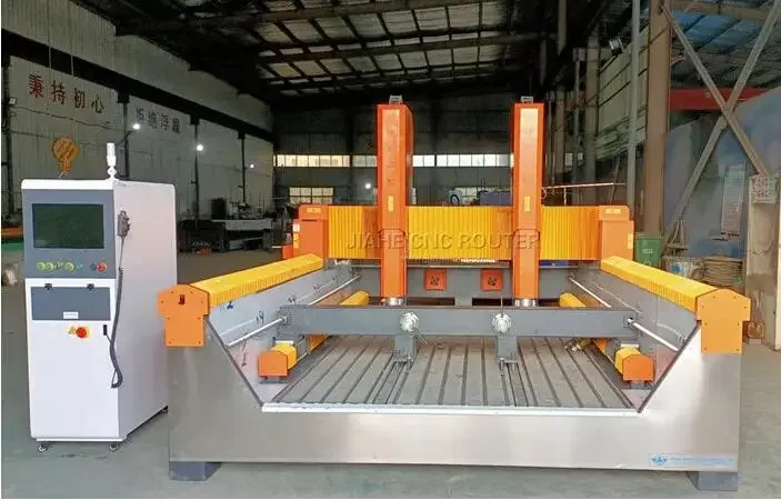 3D Cnc Stone Monuments And Decorative Stone Engraver Professional Engraving Machine For Artwork Creation