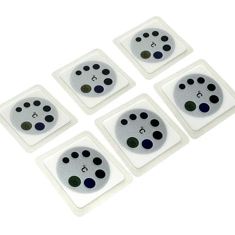 Household Lcd temperature sensitive Thermometer crystal sheet baby Bath thermometer strips liquid crystal thermometers strips