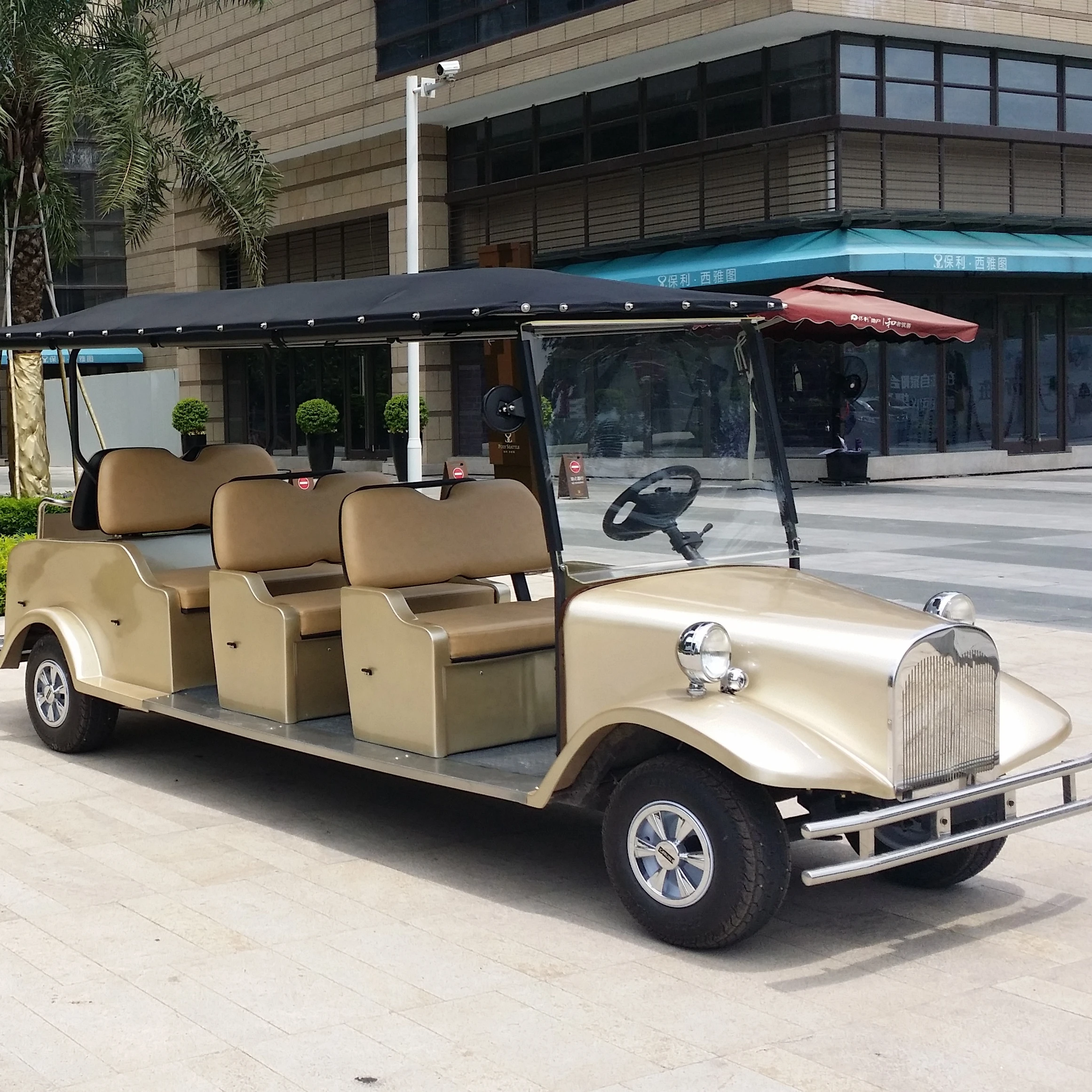 
Chinese Manufacturer 8 Seater British Electric Classic Car Retro Bus 