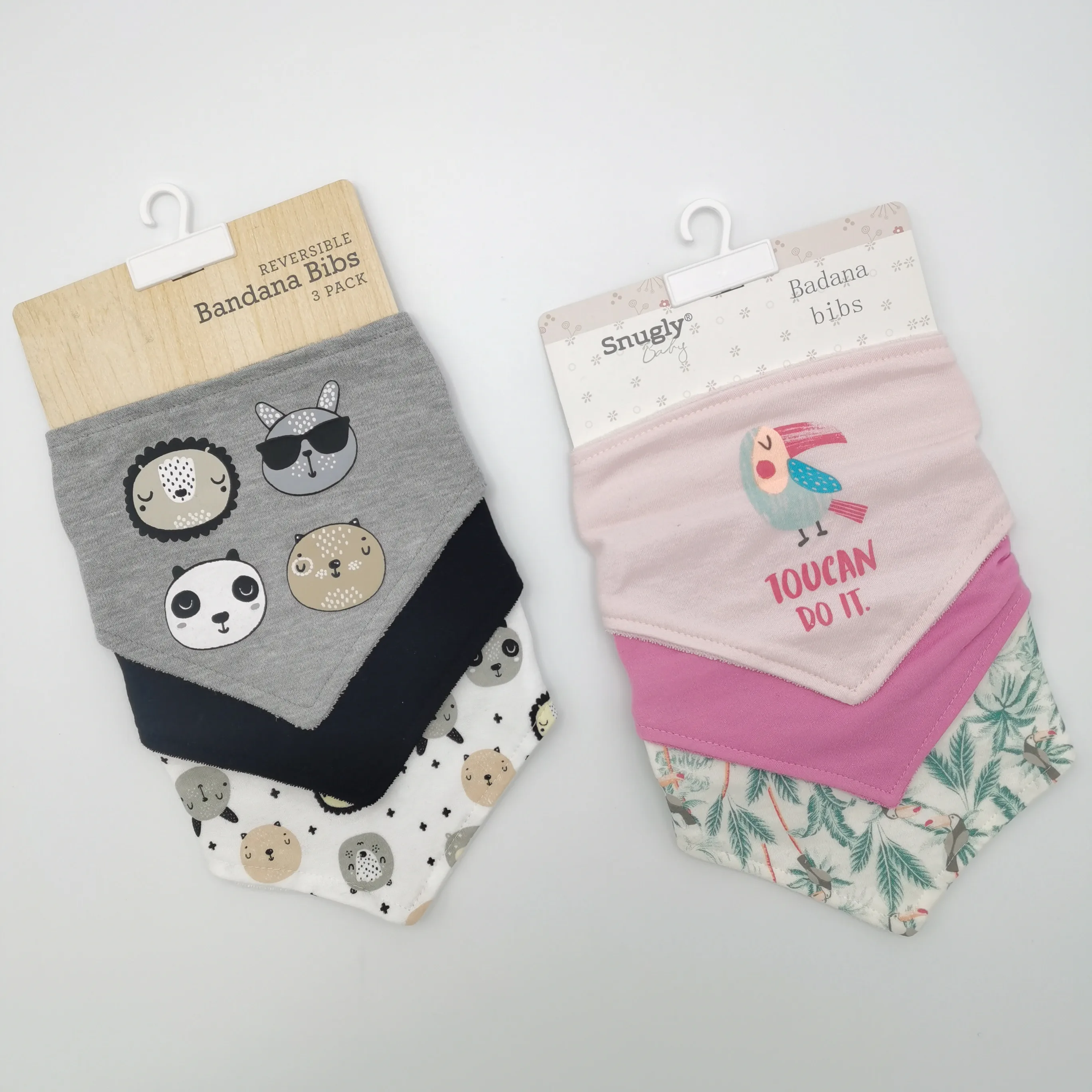 Baby Bibs Textile Triangular Bibs With Customized Pattern