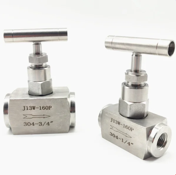 Высокое давление PN320 женский нитевой игольчатый клапан