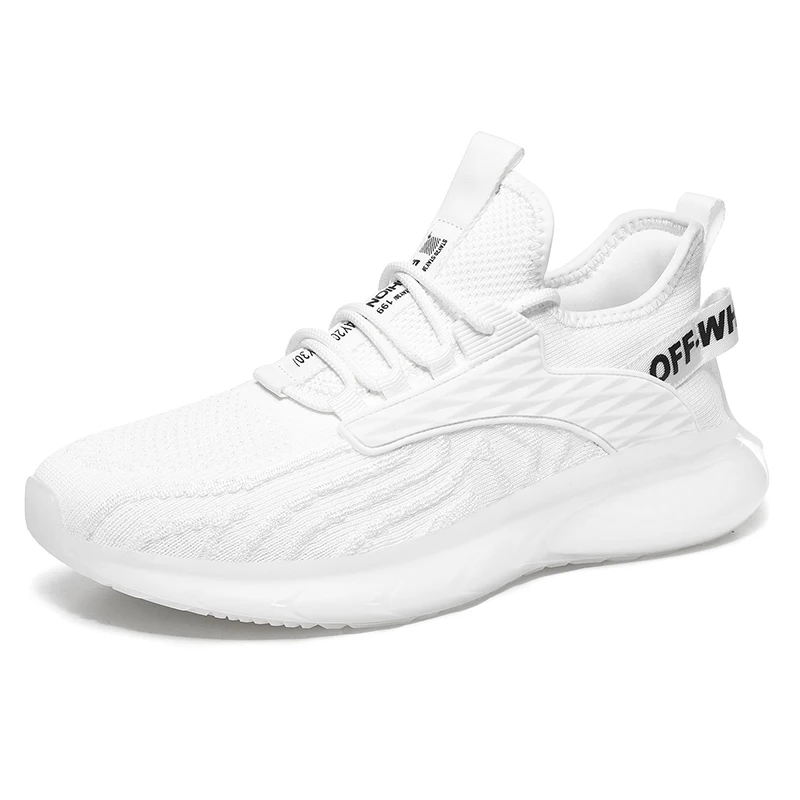 
2020 hot Jinjiang Manufacturer knitted upper breathable sneakers men tennis shoes men 