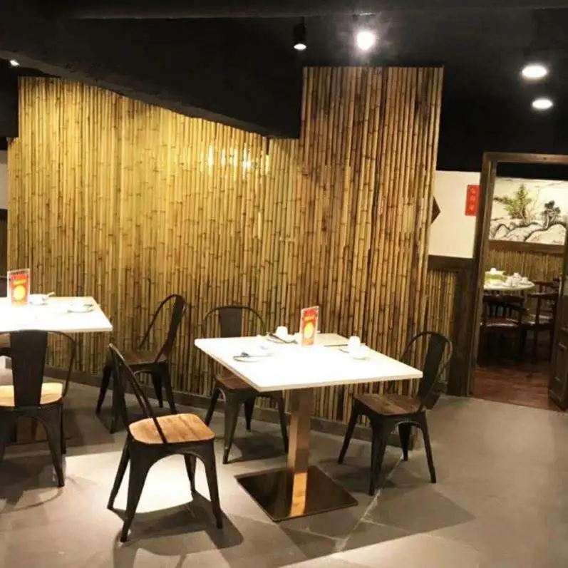 Pastoral Style Country Courtyard Environmental Protection Privacy Wooden Walls Bamboo Fence Panels