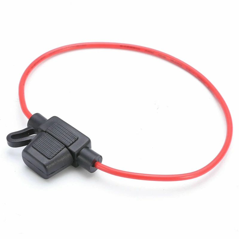 MINI BLADE Style APM ATM Inline 16AWG Fuse Holder (Water Proof) + FUSE SET 5, 7.5, 10, 15, 20 AMP